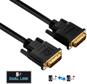 PURE PI4200-050 - DVI Monitor Kabel DVI 24+1 Stecker