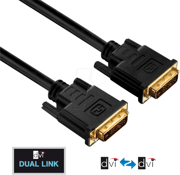 PURE PI4200-050 - DVI Monitor Kabel DVI 24+1 Stecker