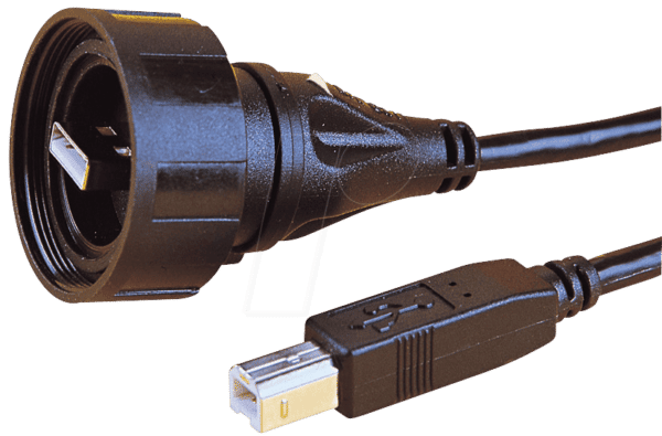 PX0840/A/2M00 - Verbinder USB-A Stecker > USB-B Stecker
