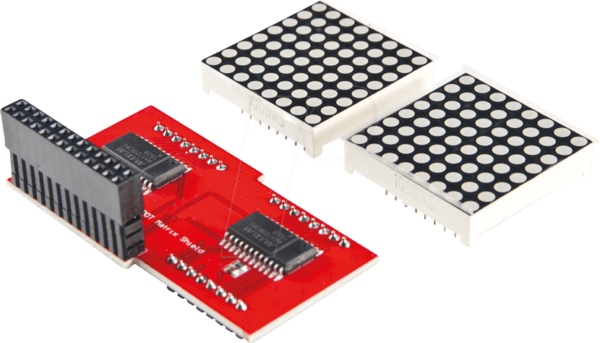 RPI SHD LED16X8 - Raspberry Pi - LED-DOT-Matrix