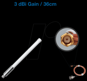 RAK W097 - Fiberglas Antenne 3 dBi LoRa WAN