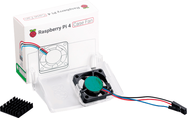 RASP PI FAN-COOL - Gehäusezubehör - Kühlung f. orig. RPi 4 Gehäuse
