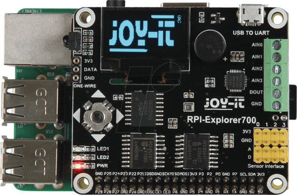 RASP EXPLORE 700 - Raspberry Pi Shield - Multifunktionsplatine Explore 700