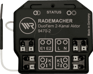 RDUO 35140262 - Universal-Aktor 2 Kanal (max. je 1.500 W) DuoFern