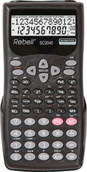 REBELL SC2040 - Wissenschaftlicher Taschenrechner