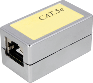 RJ45 CAT5 VERBIN - Modular-Kupplung RJ45 Buchse/Buchse Cat.5e