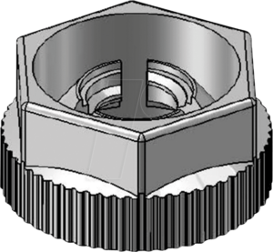 RND 610-00183 - Nylon-Schnellmontagemutter