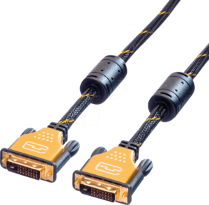 ROLINE 11045512 - DVI Monitor Kabel DVI 24+1 Stecker