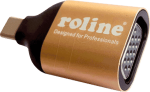 ROLINE 12033233 - Adapter USB-C > VGA St./Bu.