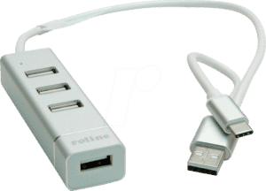ROLINE 14025037 - USB 2.0 Hub 4 Port