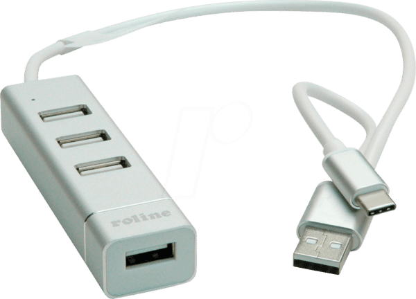 ROLINE 14025037 - USB 2.0 Hub 4 Port