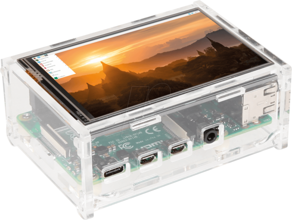 RPI CASE 3.5 TR - Gehäuse für Raspberry Pi 4 & 3
