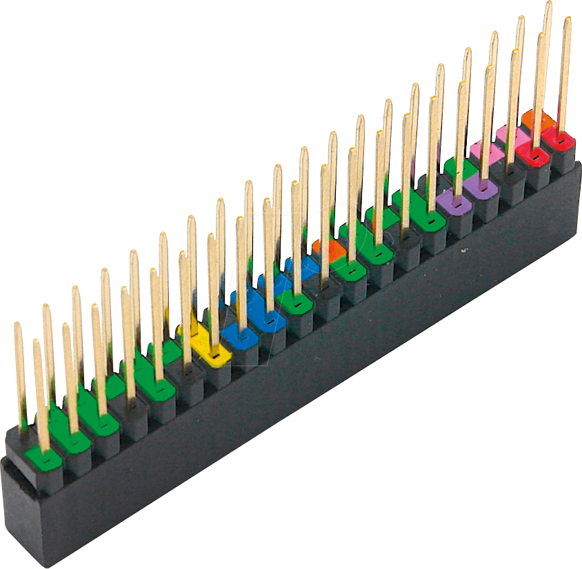 RPI HEADER CG2 Raspberry Pi GPIO Header, 40polig, RM 2,54