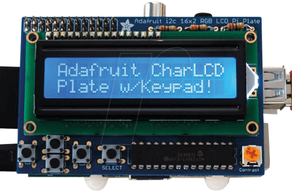 RPI LCD16X2 BLWT - Raspberry Pi - Display LCD