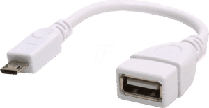 RPI USB-B/A 1 WT - Raspberry Pi - Micro-USB (m) auf USB Typ A (f) OTG