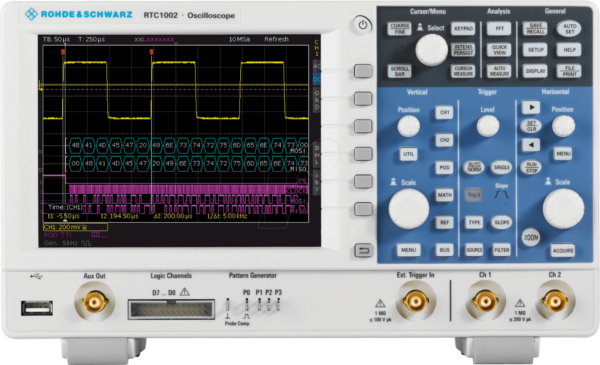 RTC 1K 52M - Mixed-Signal-Oszilloskop RTC 1000