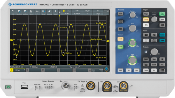 RTM 3K 02M - Mixed-Signal-Oszilloskop RTM 3000