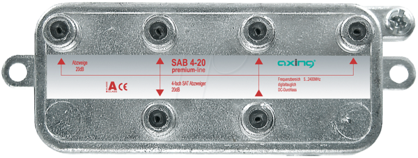 SAB 4-20 - Abzweiger 5-2400 MHz