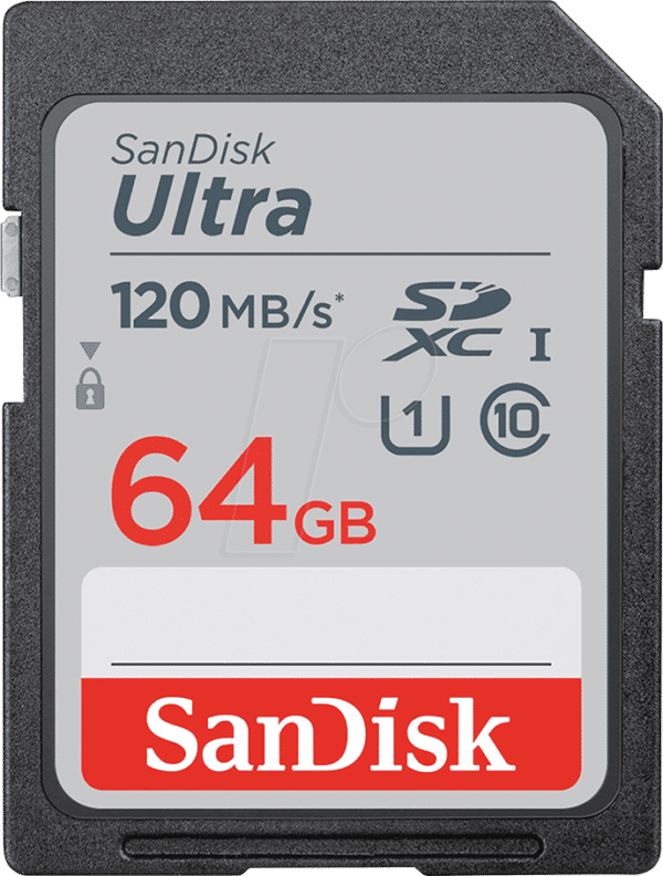 SDSDUN4064GGN6IN - SDXC-Speicherkarte 64GB - SanDisk Ultra - Class 10