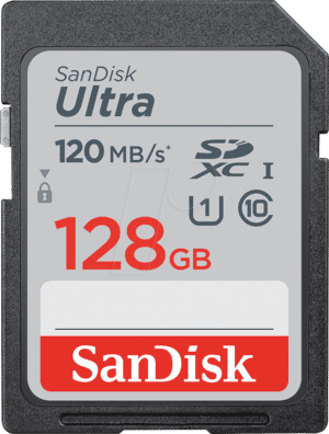 SDSDUN4128GGN6IN - SDXC-Speicherkarte 128GB - SanDisk Ultra - Class 10