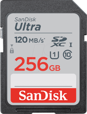 SDSDUN4256GGN6IN - SDXC-Speicherkarte 256GB - SanDisk Ultra - Class 10
