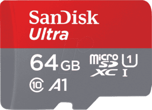 SDSQUA4064GGN6MA - MicroSDXC-Speicherkarte 64GB