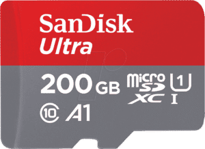 SDSQUA4200GGN6MA - MicroSDXC-Speicherkarte 200GB
