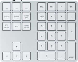 ST-XLABKS - Satechi Extended Wireless Keypad Silver