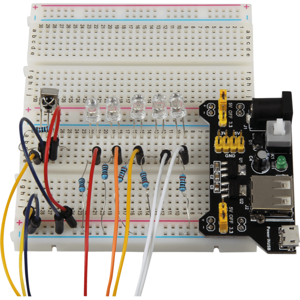 DEBO BREAD POWER - Entwicklerboards - Spannungsversorgung f. Steckboards