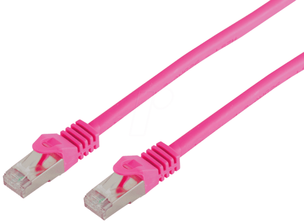 SHVP 75520-M - 10m Patchkabel - Cat.7-Rohkabel magenta