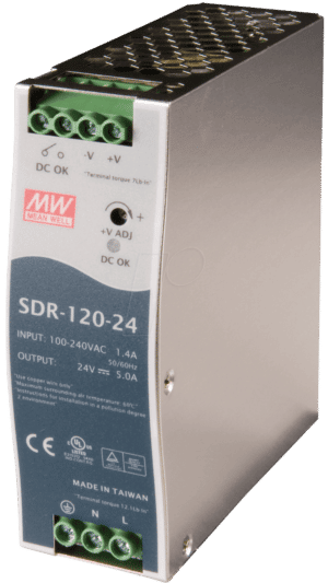 SNT MW-SDR120-12 - Schaltnetzteil