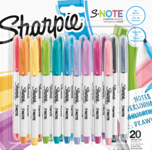 SHARPIE 2139179 - Sharpie S-Note Kreativ-Marker 20er Set