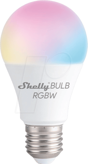 SHELLY DUO E27RG - Shelly Duo RGBW E27 Wi-Fi WLAN Lampe