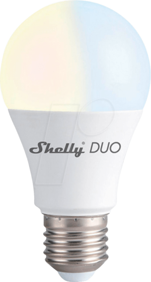SHELLY DUO E27 - Shelly Duo E27 Wi-Fi WLAN Lampe