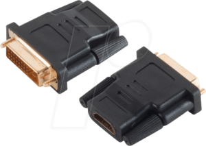 SHVP BS77401 - Adapter HDMI Buchse auf DVI-D (24+1) Stecker
