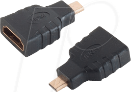 SHVP BS77413 - Adapter HDMI-A Buchse < HDMI-D micro Stecker