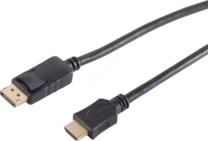 SHVP BS77495-2 - Displayport Stecker 20p > HDMI Stecker 5 m