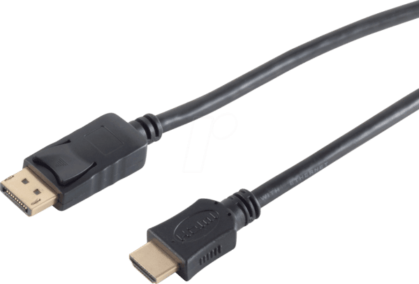 SHVP BS77493-2 - Displayport Stecker 20p > HDMI Stecker 3 m