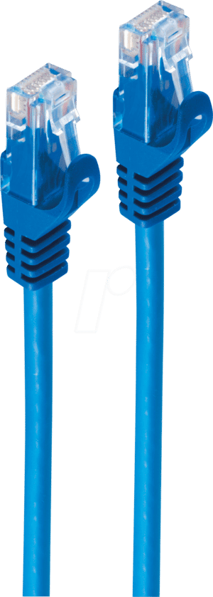 SHVP BS08-35041 - 3m Patchkabel - Cat.7-Rohkabel blau