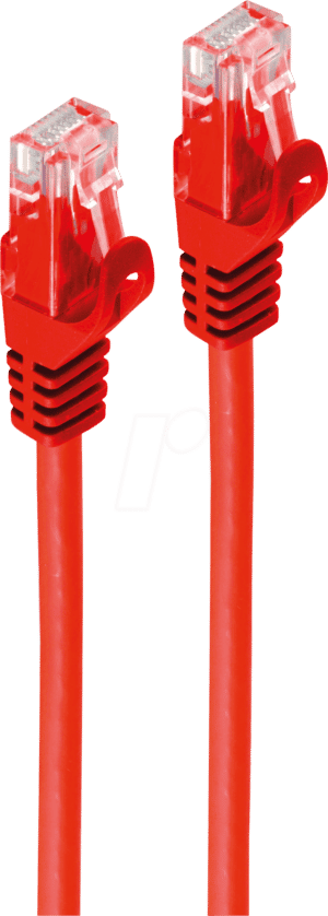 SHVP BS08-35034 - 2m Patchkabel - Cat.7-Rohkabel rot