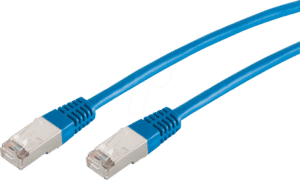 SHVP 75711HB - Patchkabel Cat.6 S/FTP PIMF blau 1m