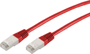 SHVP 75726HR - Patchkabel Cat.6 S/FTP PIMF rot 20m