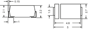 ES 2GA SMD - Gleichrichterdiode
