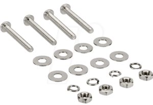 SLUE M3X20SET - Lüfterschrauben Set für 15 mm Lüfter