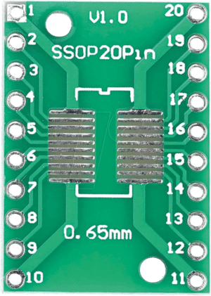 BB SOP20 - Entwicklerboards - SMD Breakout Adapter