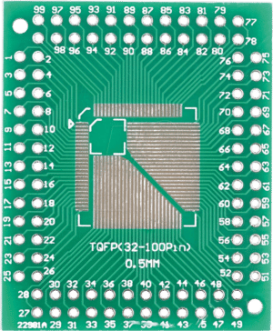 BB TQFP1 - Entwicklerboards - SMD Breakout Adapter