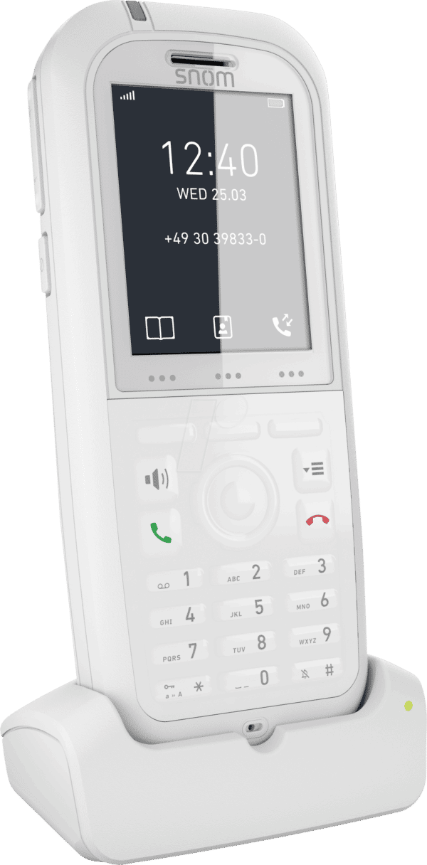 SNOM M90 - Robustes und antibakterielles DECT Mobilteil