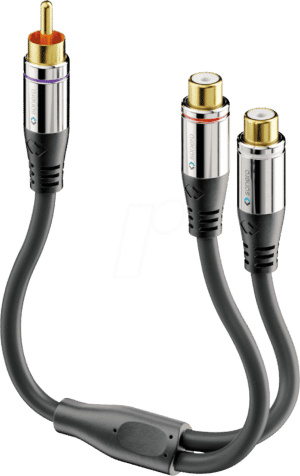 SON ACA010 - Cinch auf 2x Cinch Subwoofer Adapter Kabel 0