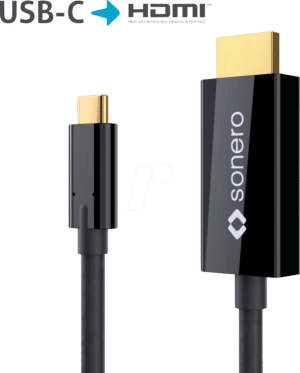 SON X-UCC010-015 - USB C Stecker auf HDMI Kabel