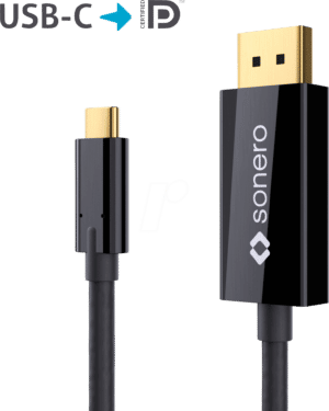 SON X-UCC020-010 - USB C Stecker auf DP Kabel